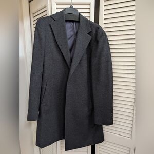 Suitsupply Grey Overcoat